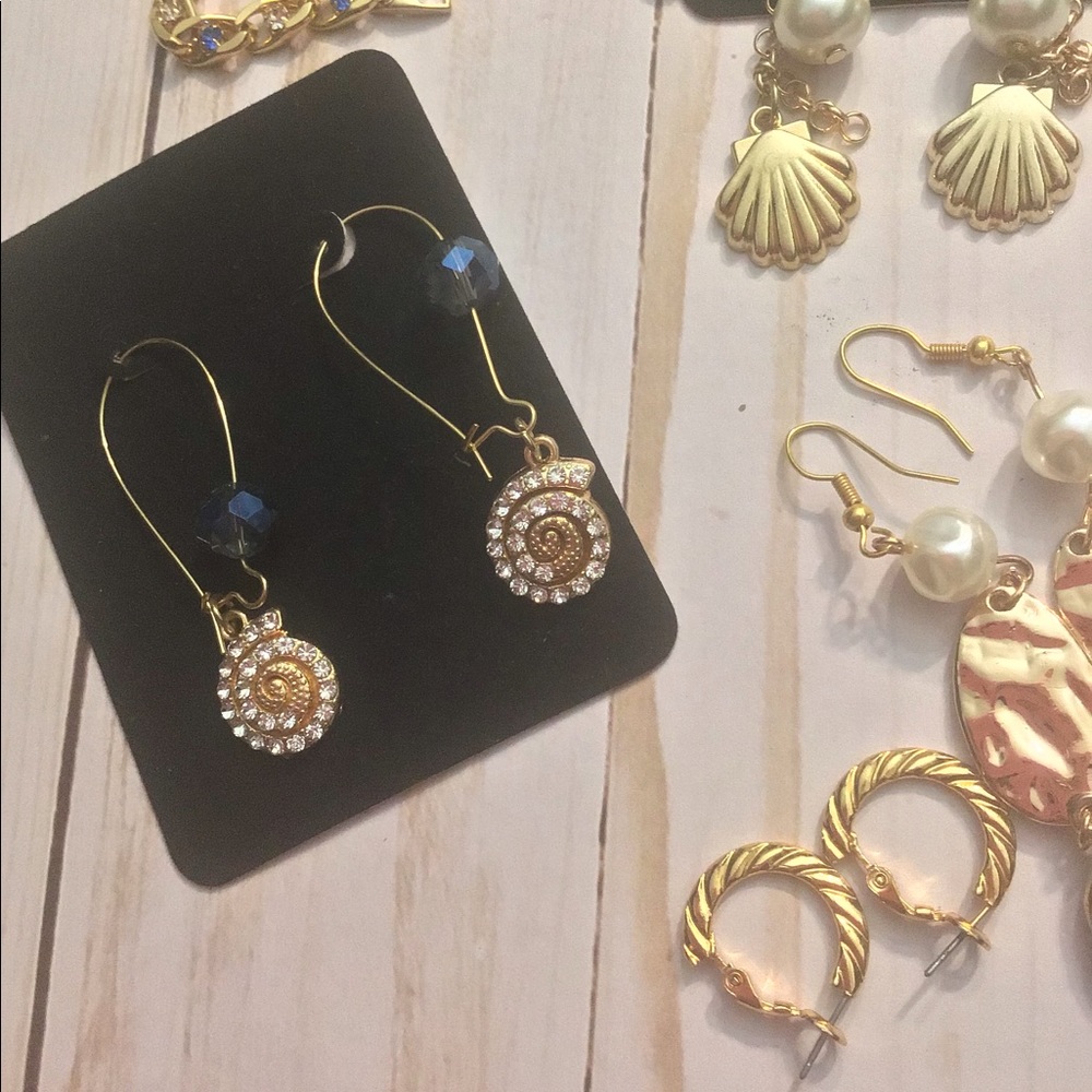 Vintage Gold Hoop Earrings